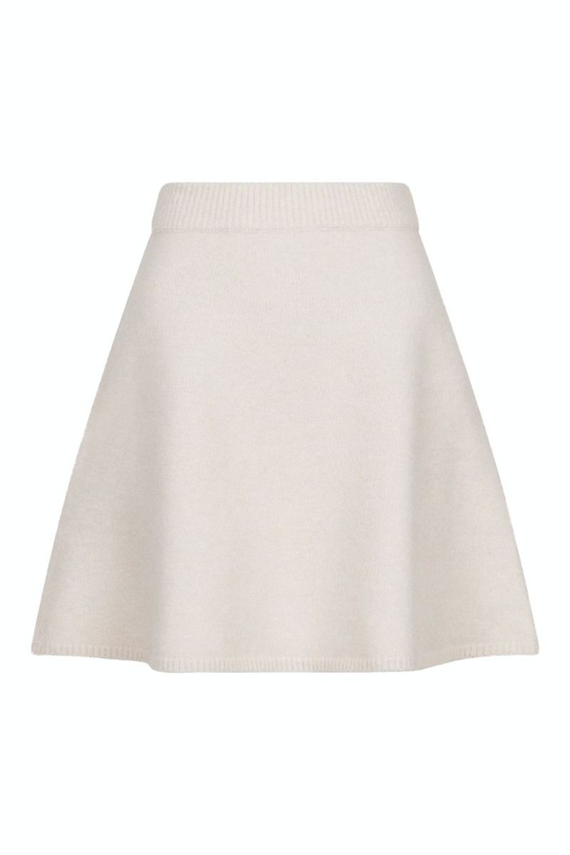 Neo Noir - Nederdel - Gisa Knit Skirt - Ivory