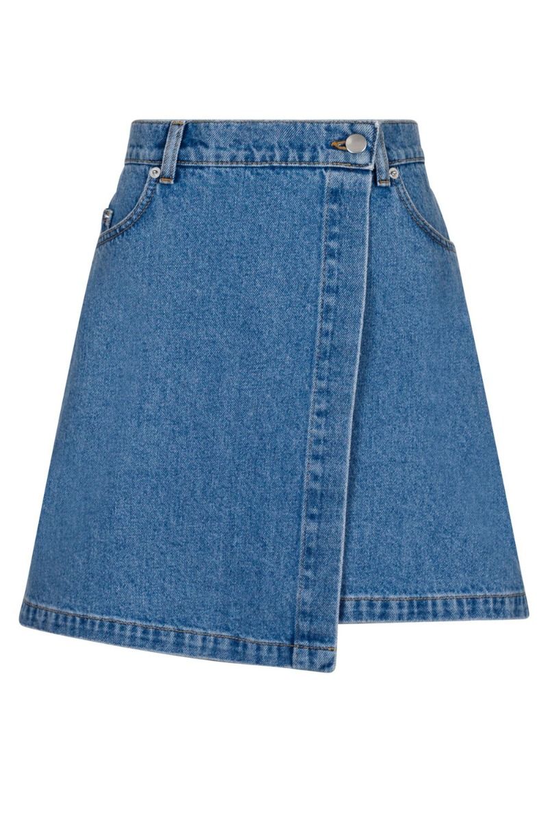 Neo Noir - Nederdel - Kendra D Skirt - Vintage Blue