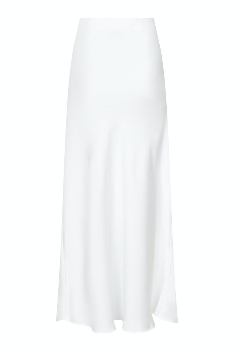Neo Noir - Klea Heavy Sateen Skirt - White
