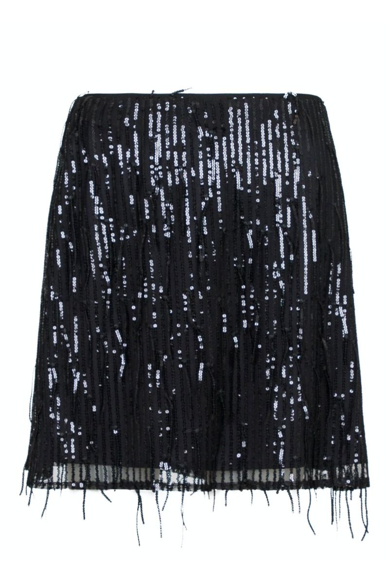 Neo Noir - Nederdel - Miva Sequins Skirt - Black