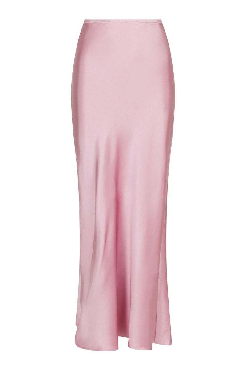 Neo Noir - Nederdel - Vicky Heavy Sateen Skirt - Rose