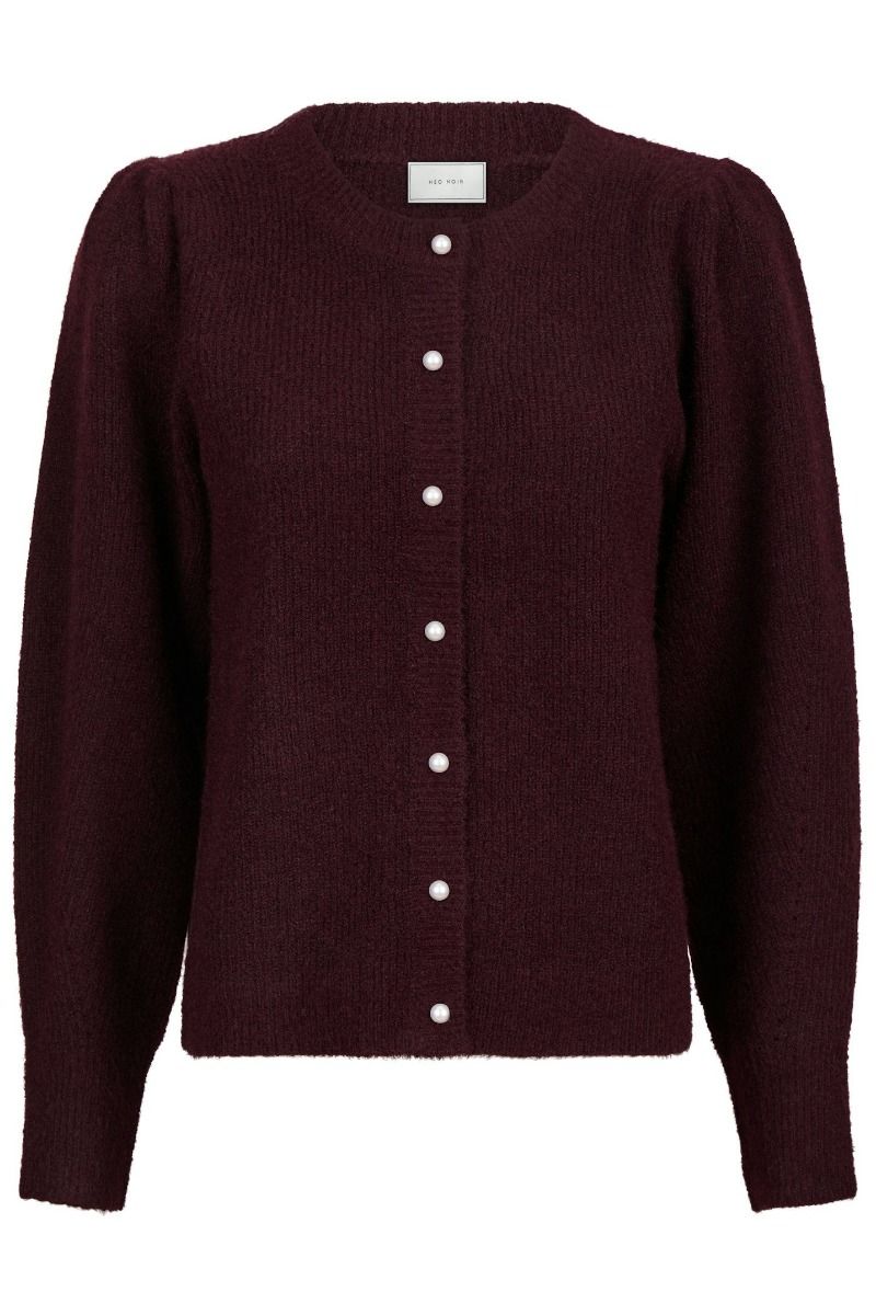 Neo Noir - Cardigan - Nuna Knit Cardigan - Wine