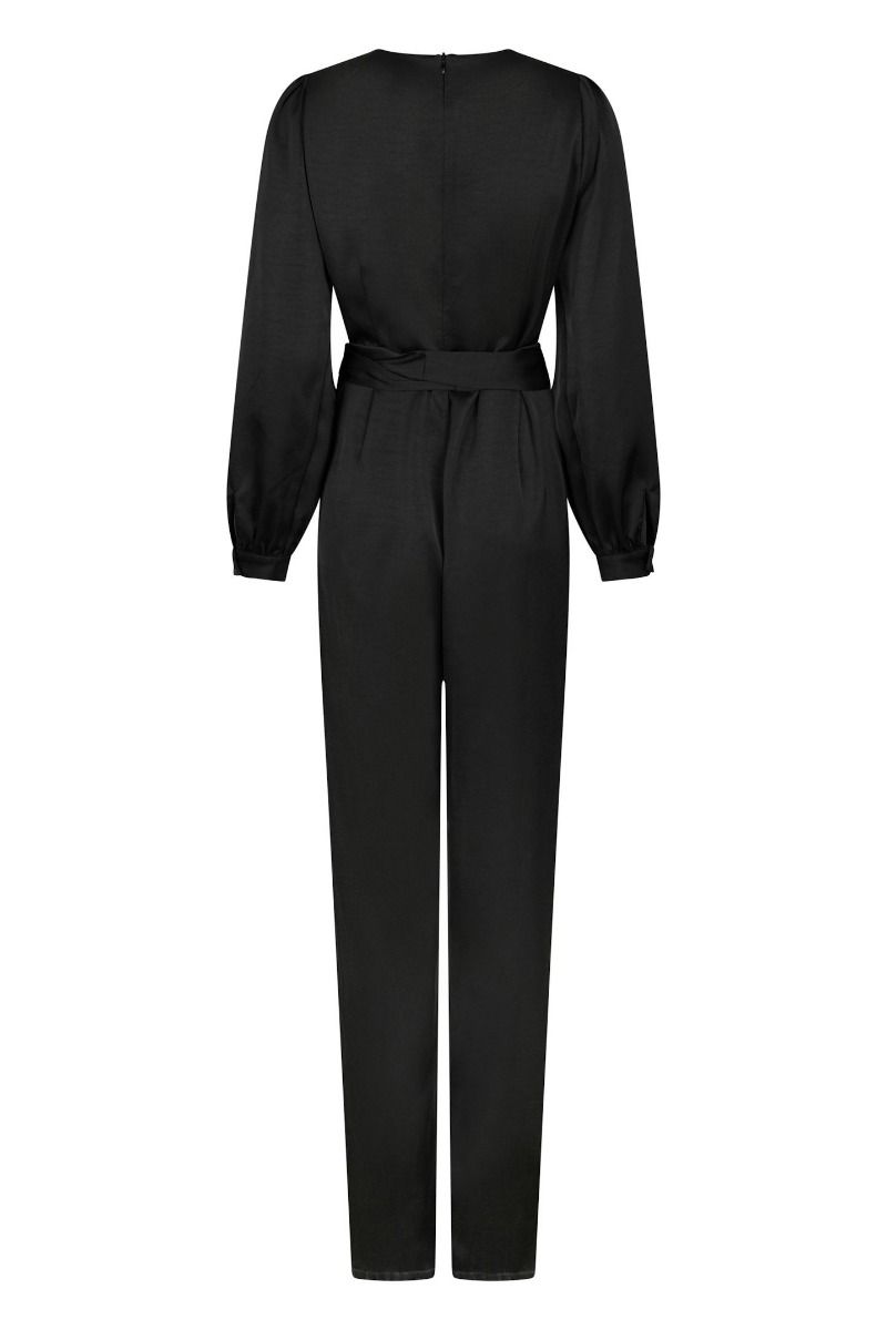 Neo Noir - Jumpsuit - Rimaldi Heavy Sateen Jumpsuit - Black