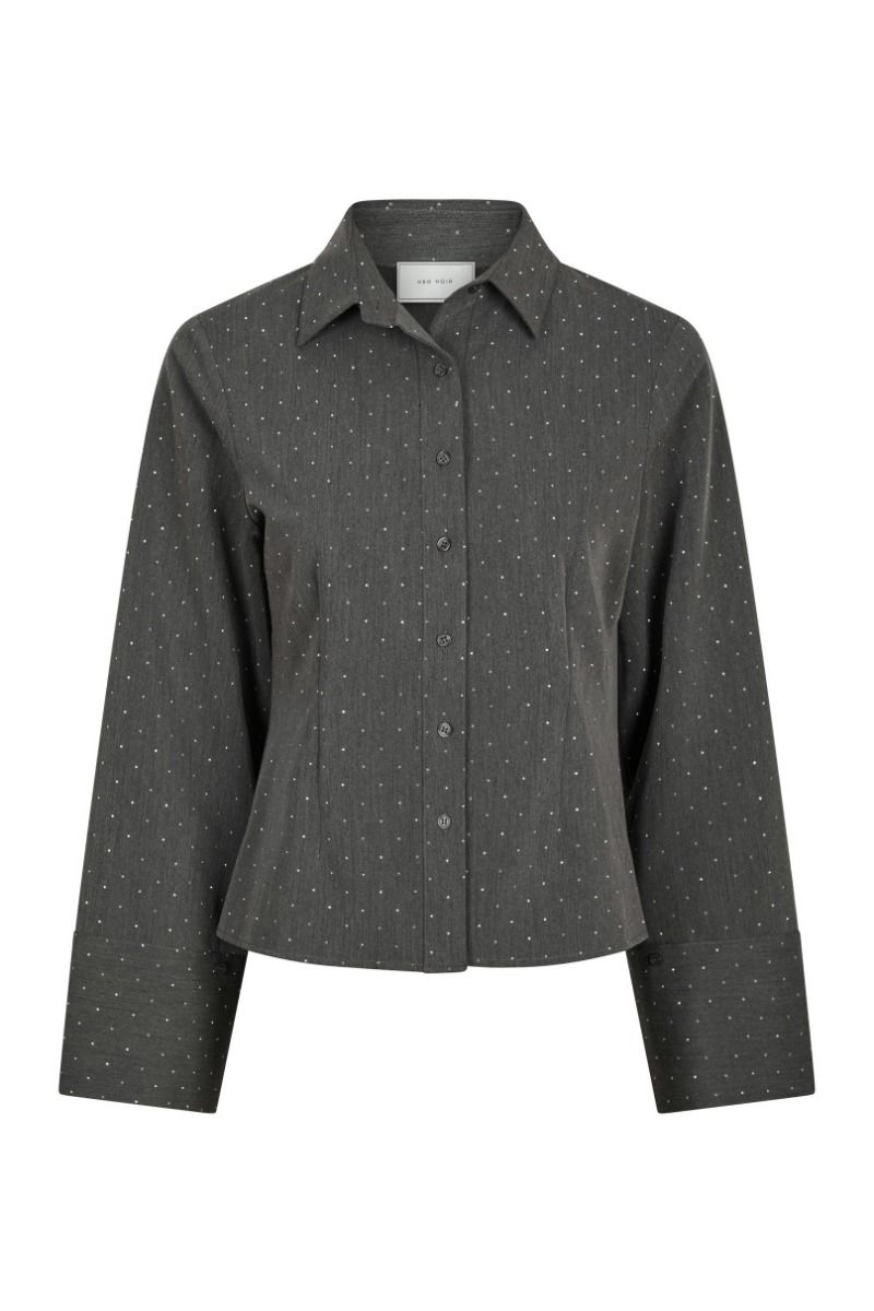 Neo Noir - Skjorte - Rosa Bedazzled Shirt - Grey