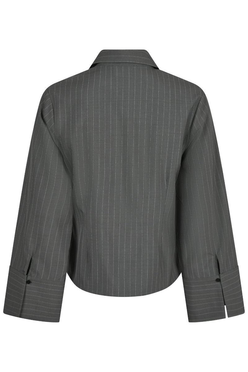 Neo Noir - Skjorte - Rosa Pinstripe Shirt - Grey