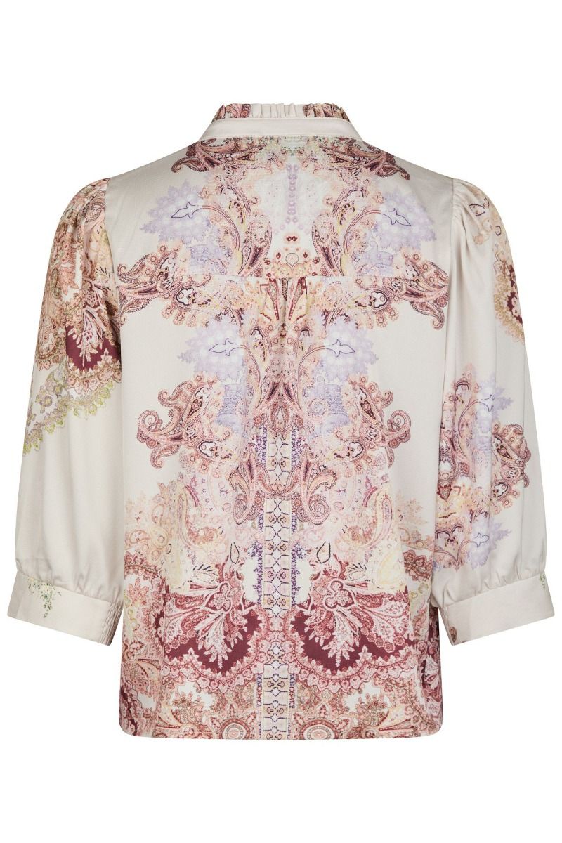 Neo Noir -  Bluse - Roselle Artist Paisley Blouse - Ivory