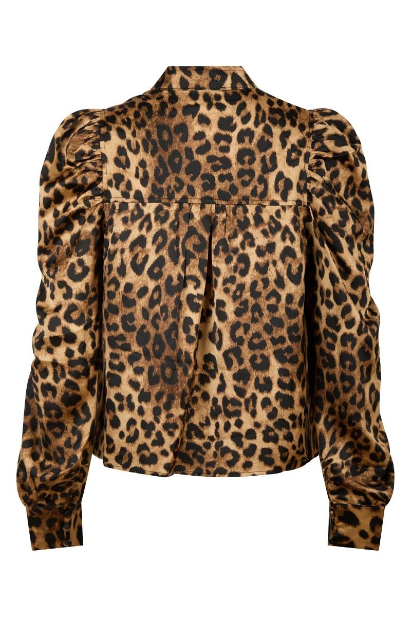 Neo Noir - Bluse - Rosslyn Leo Blouse - Leopard