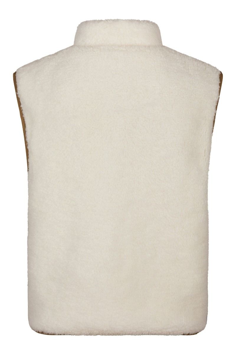 Neo Noir - Vest - Scout Teddy Waistcoat - Off White