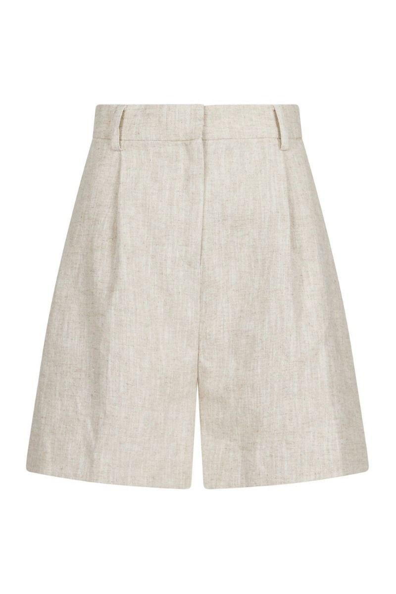 Neo Noir - Shorts - Sega Ramie Shorts - Natural