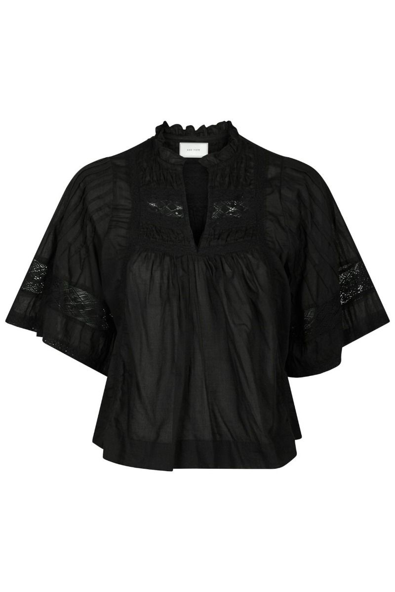 Neo Noir - Bluse - Siama S Voile Blouse - Black