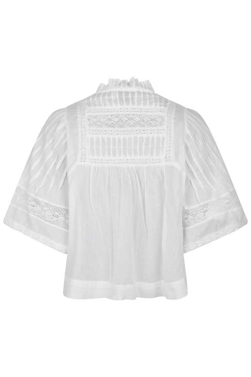 Neo Noir - Bluse - Siama S Voile Blouse - White