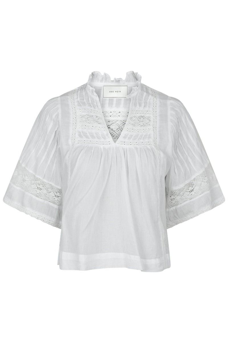 Neo Noir - Bluse - Siama S Voile Blouse - White