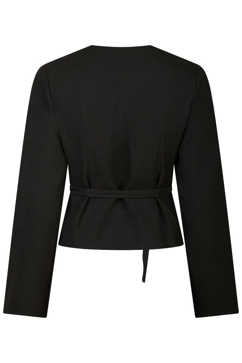 Neo Noir - Bluse - Simmi Wrap Blouse - Black