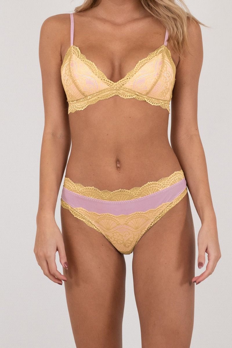 Neo Noir - Undertøj - Skin Berry Bra - Version 2 Yellow