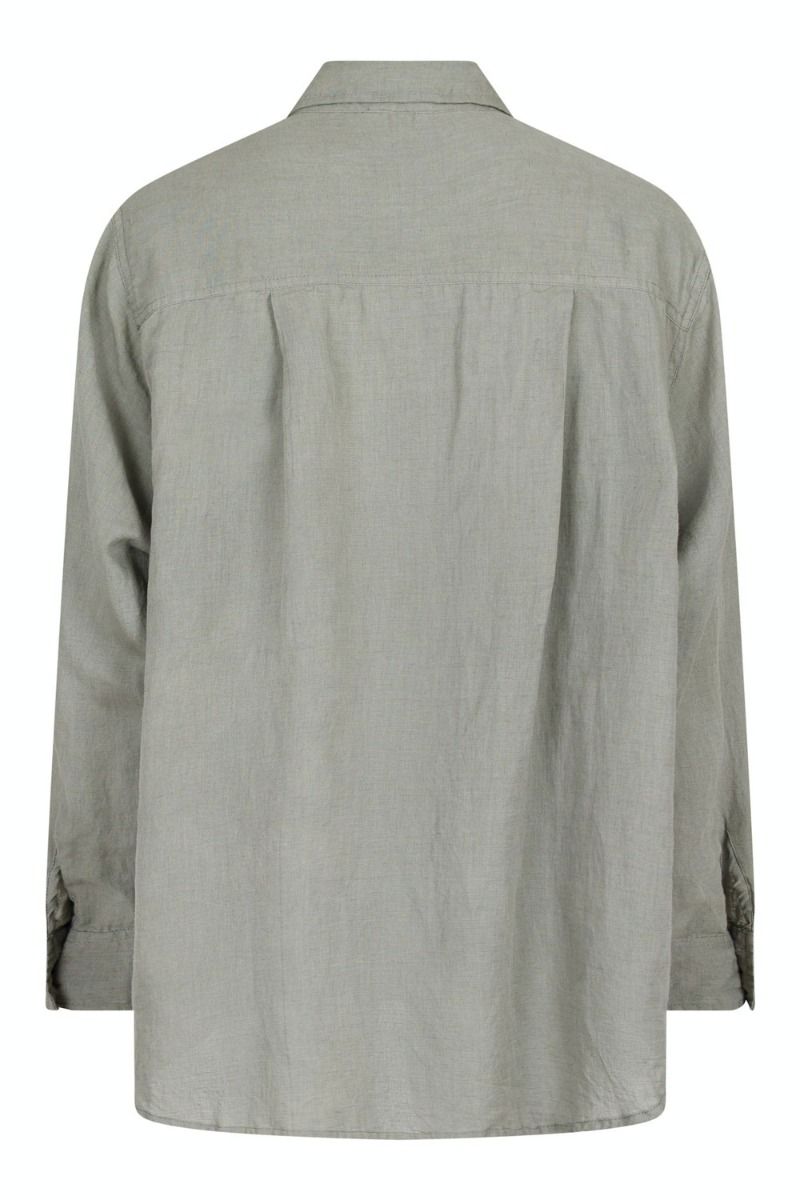Neo Noir - Skjorte - Dalma Linen Shirt - Dusty Army