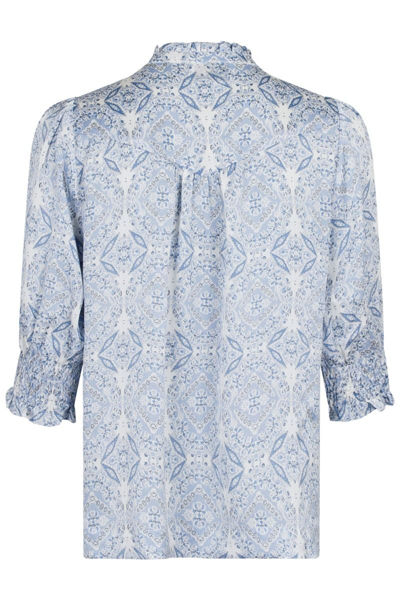Neo Noir - Skjorte - Diana Soft Paisley Blouse - Light Blue