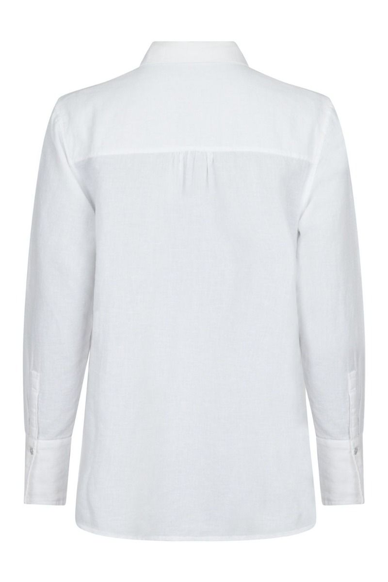 Neo Noir - Skjorte - Sound Linen Shirt - White