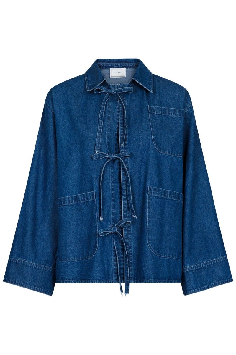 Neo Noir - Skjorte - Starlie Denim Shirt - Blue