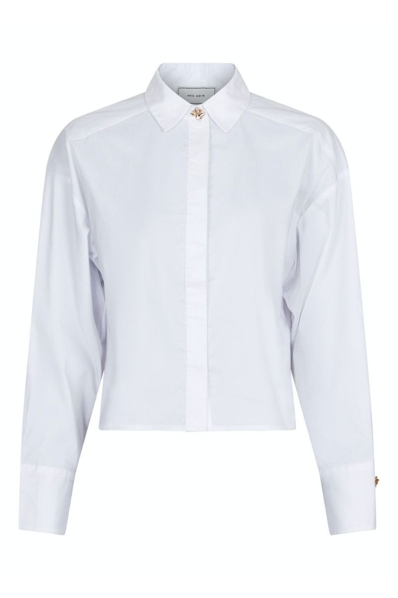 Neo Noir - Skjorte - Wisla Poplin Shirt - White