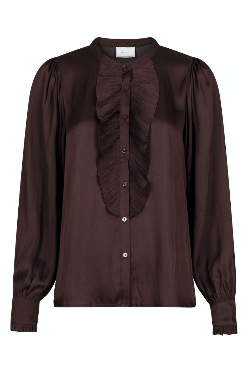 Neo Noir - Skjorte - Zola Blouse - Dark Brown
