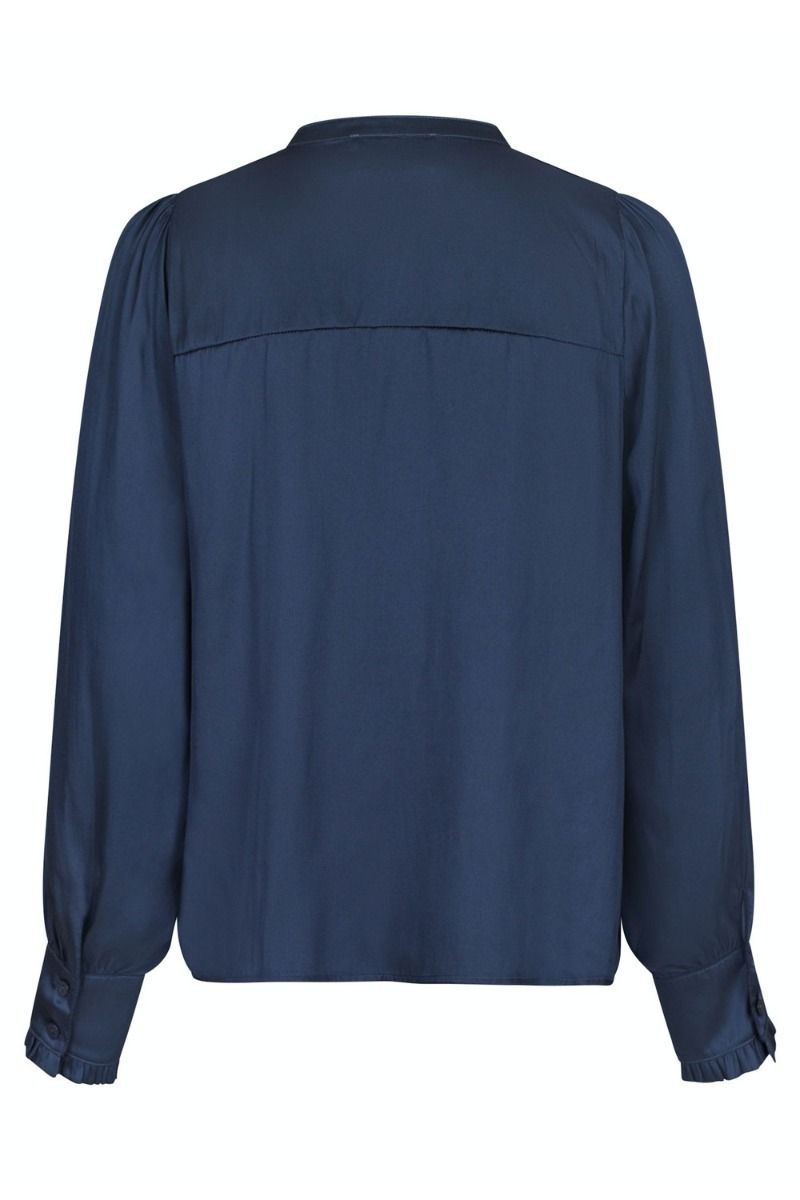 Neo Noir - Skjorte - Zola Blouse - Midnight Blue