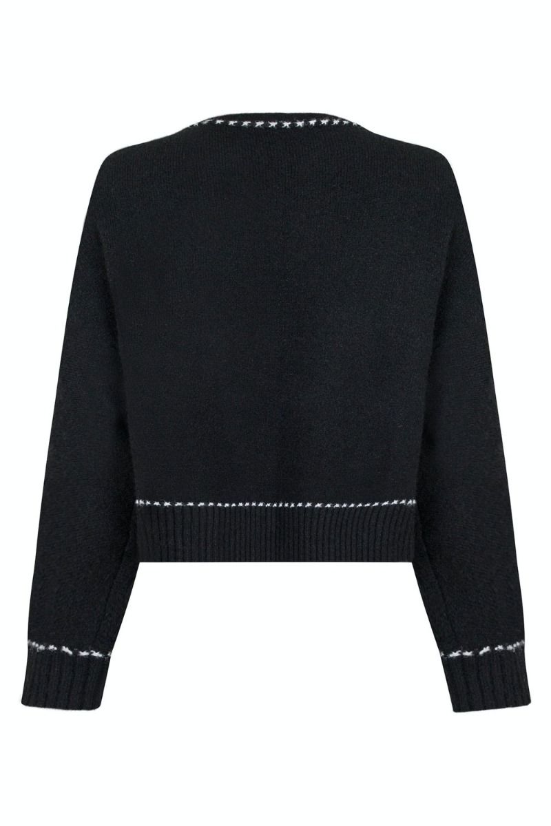 Neo Noir - Strik - Detri Knit Blouse - Black