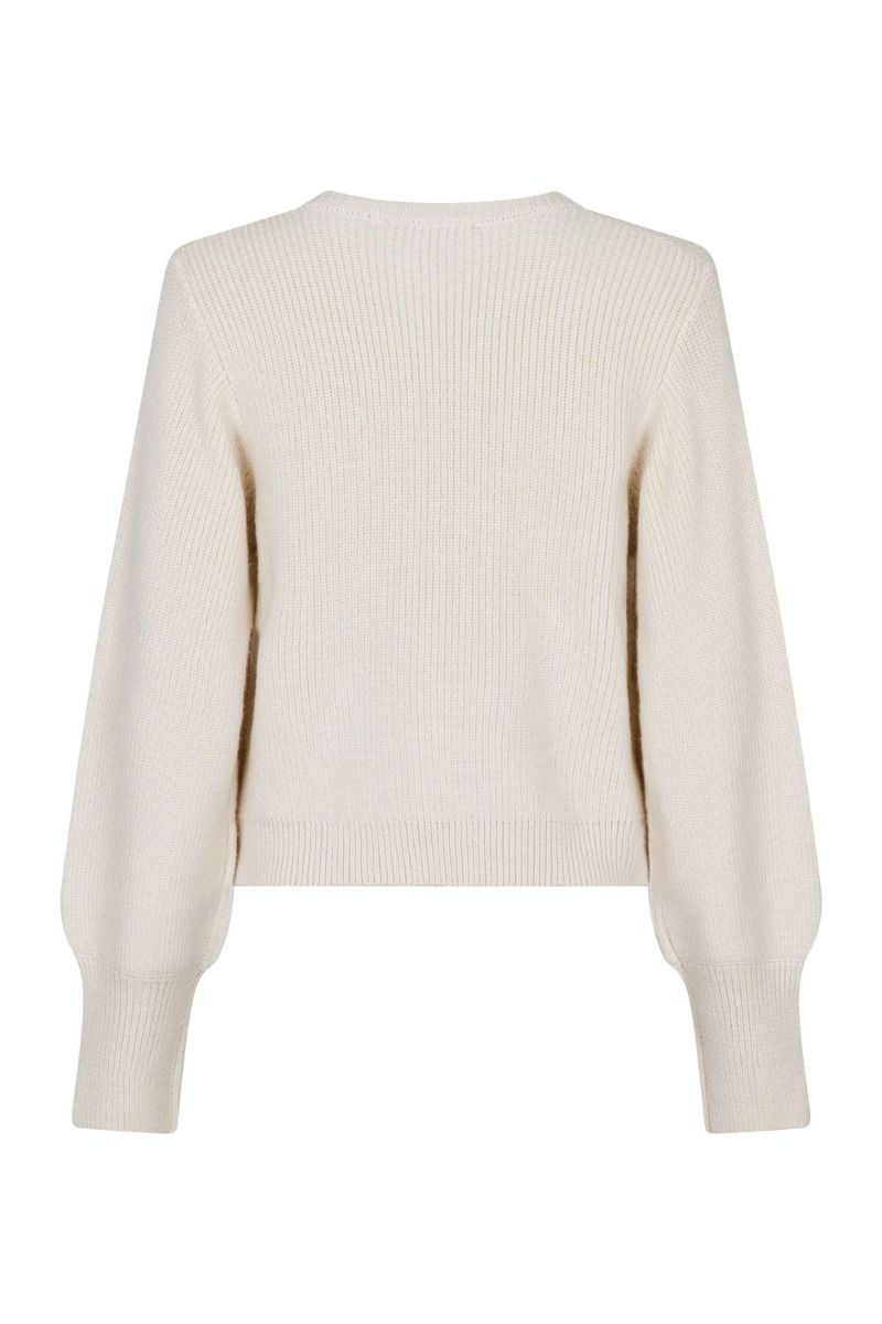 Neo Noir - Strik - Muscado Knit Cardigan - Ivory