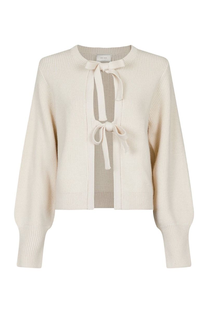 Neo Noir - Strik - Muscado Knit Cardigan - Ivory