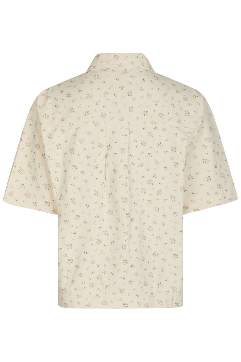 Neo Noir - Skjorte - Tiki Floral Denim Shirt - Off White