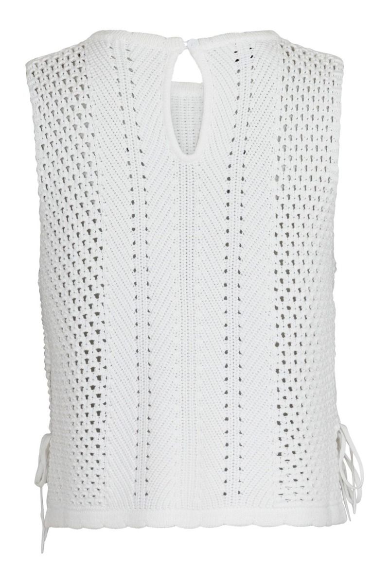 Neo Noir - Top - Aza Crochet Knit Top - Off White