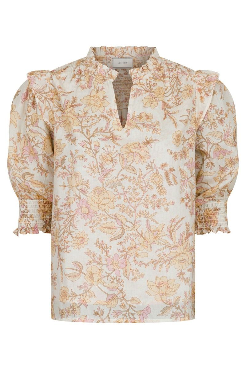 Neo Noir - Top - Davina Rose Field Blouse - Dusty Yellow