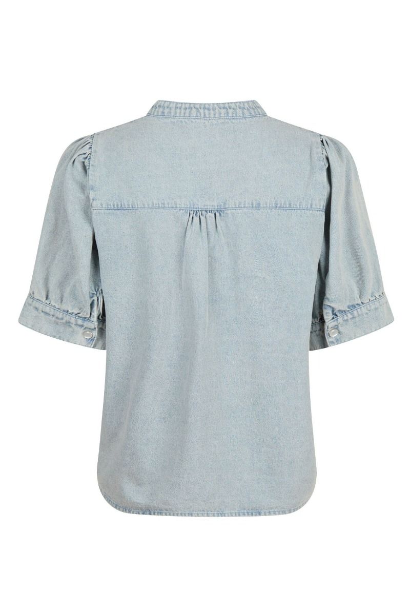 Neo Noir - Bluse - Talja Denim Blouse - Stonewash