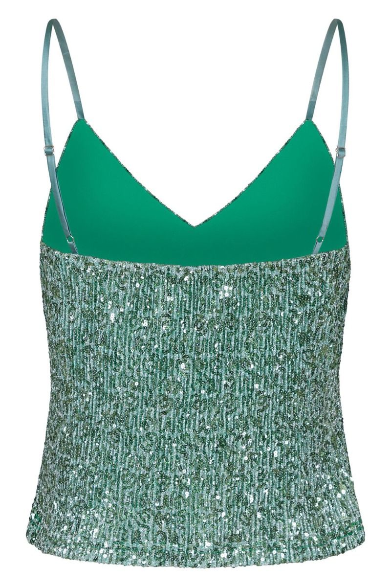 Neo Noir - Top - Elinas Glitter Top - Mint