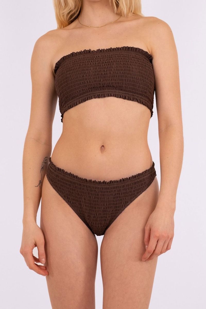 Neo Noir - Badetøj - Skin Lobster Bikini Top - Brown
