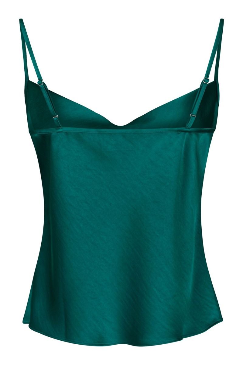 Neo Noir - Top - Ratna Heavy Sateen Top - Dark green