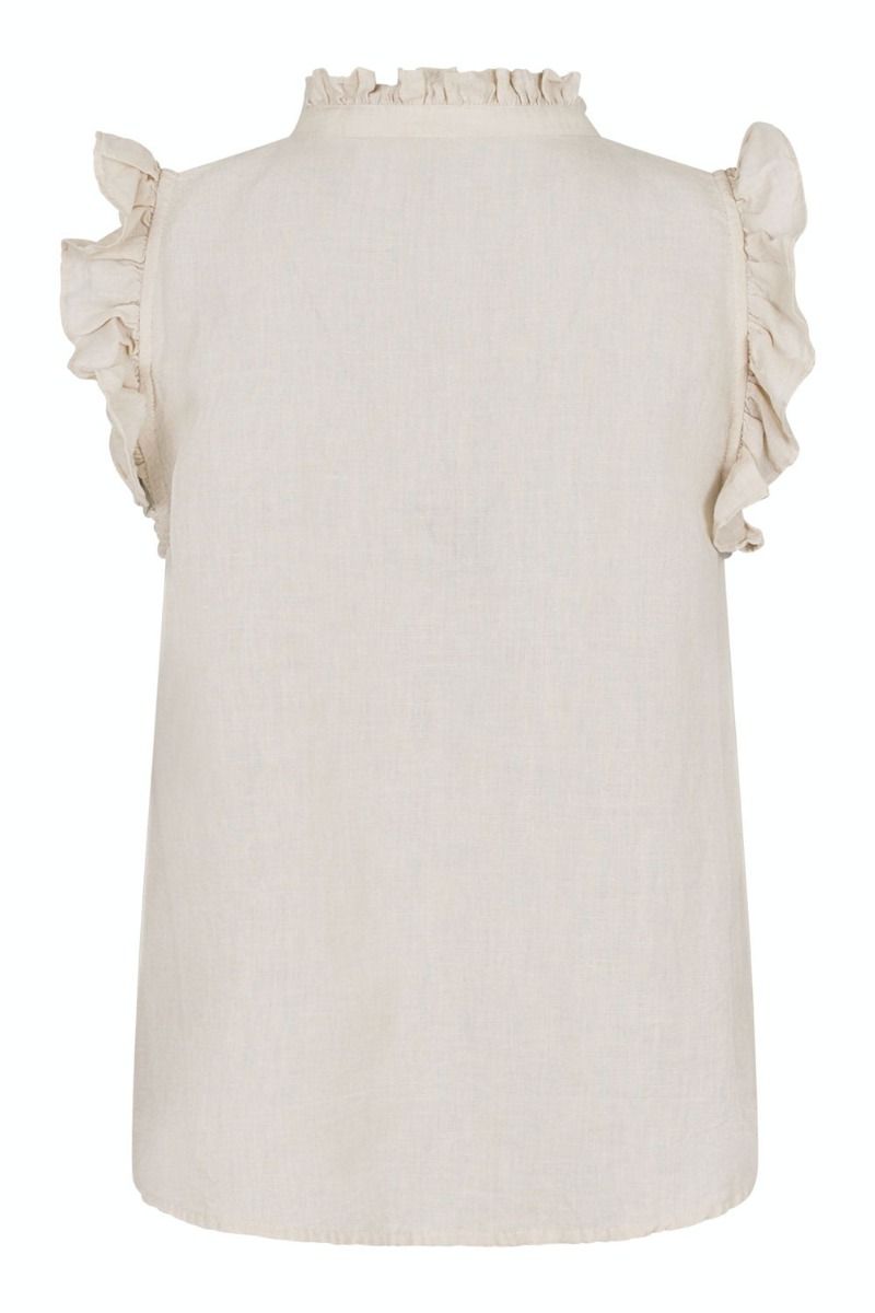 Neo Noir - Top - Siona Linen Top - Sand