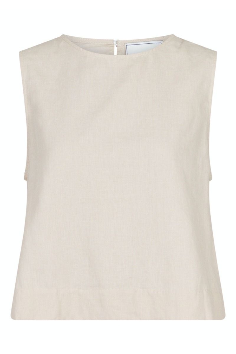 Neo Noir - Top - Svetlana Linen Top - Sand
