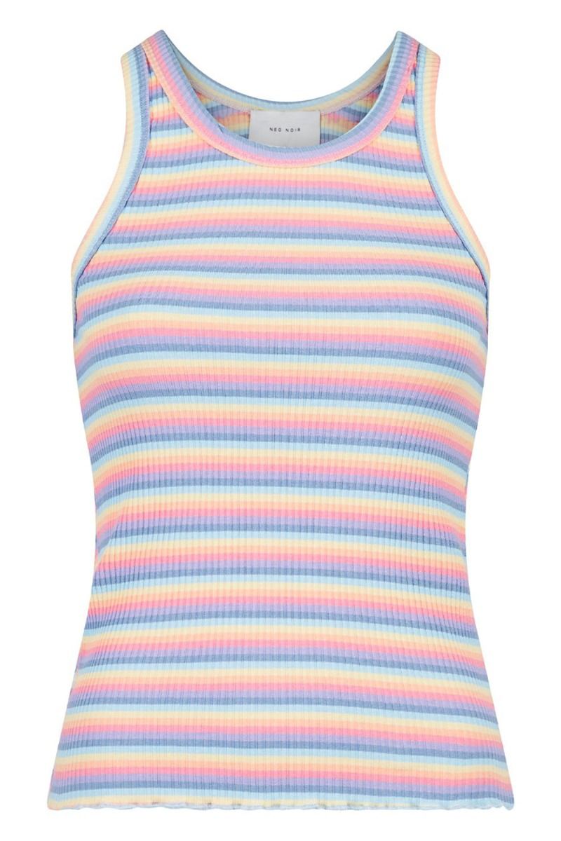 Neo Noir - Top - Vegas Rib Top - Light Blue