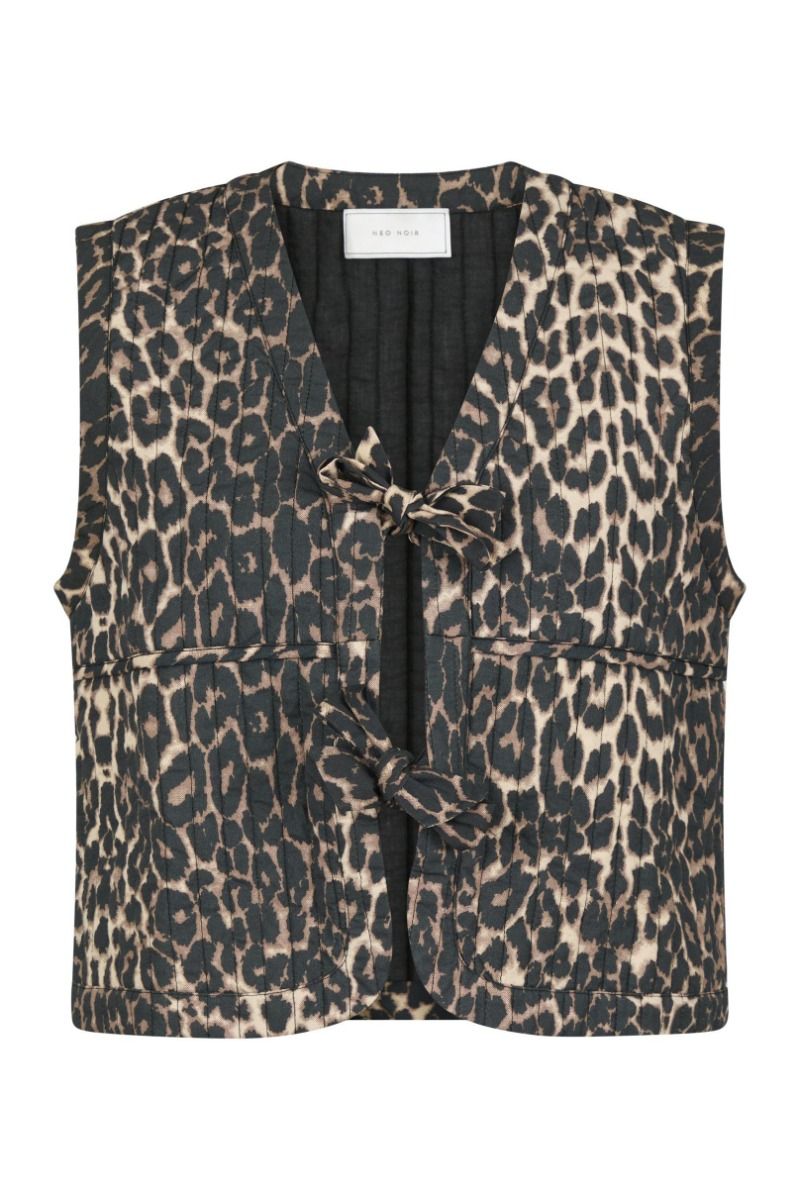 Neo Noir - Vest - Crissa Leo Vest - Leopard
