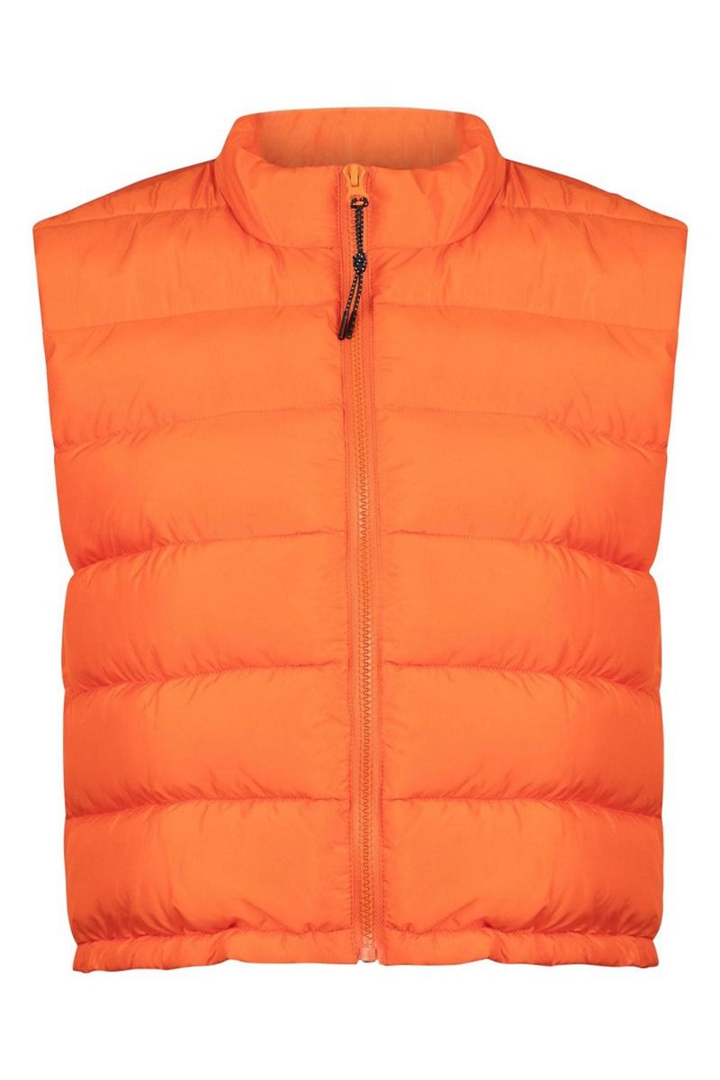 Neo Noir - Vest - Veneda Puffer Vest - Orange