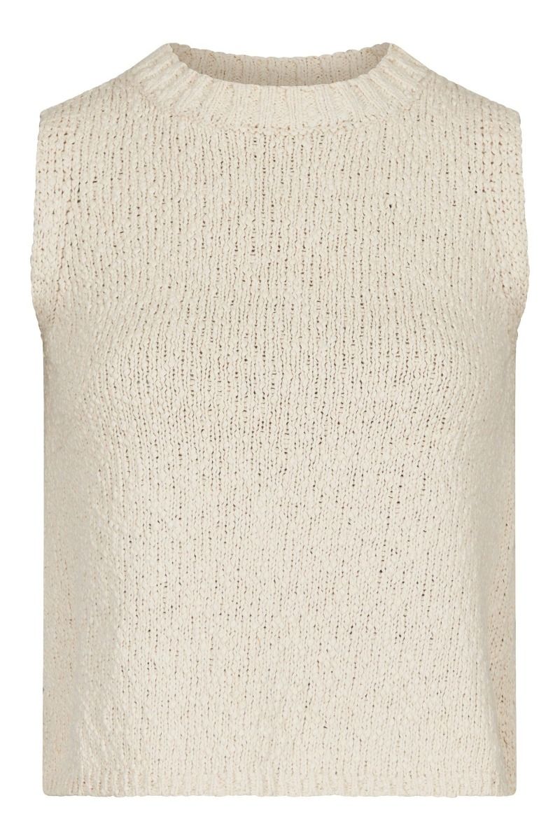 Neo Noir - Vest - Virena Knit Vest - Sand