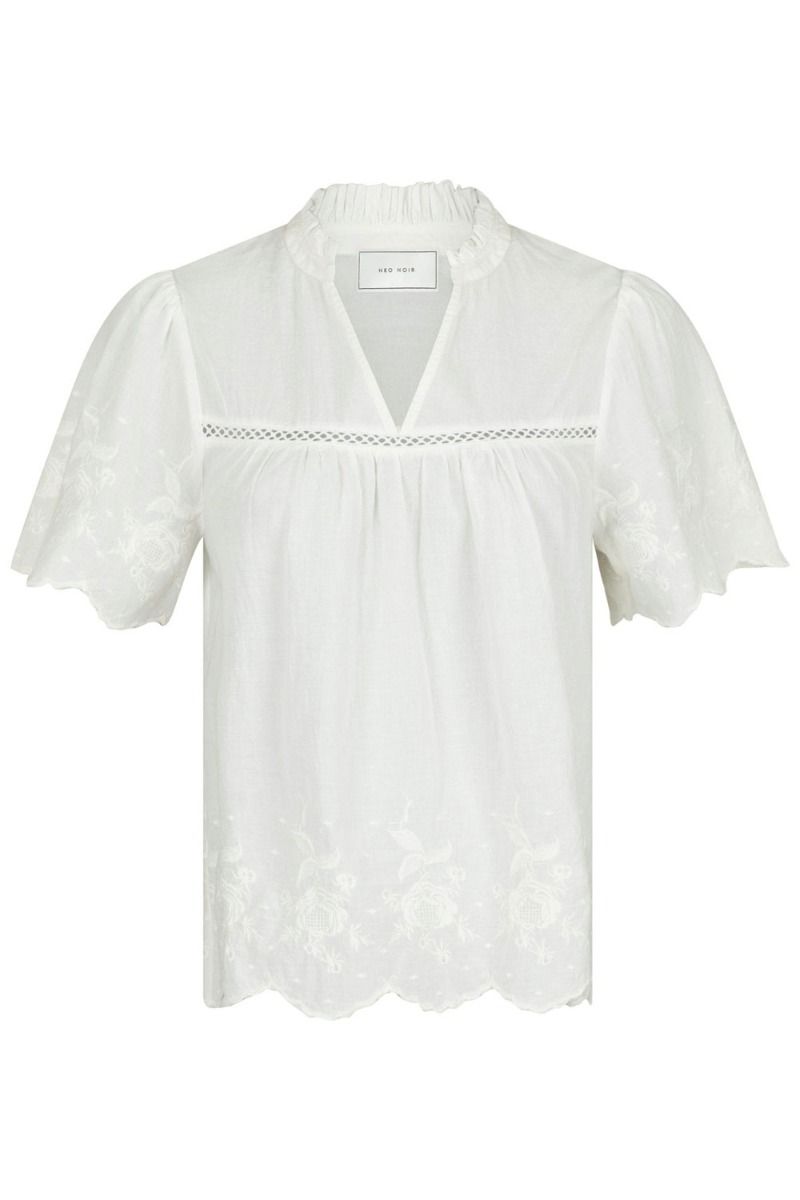 Neo Noir - Bluse - Micheline Emb Blouse - Off White
