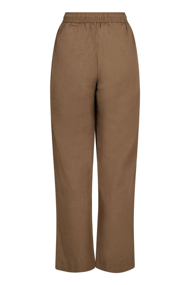 Neo Noir - Bukser - Sonar Linen Pants - Dusty Brown