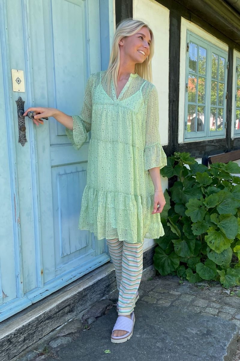 Neo Noir - Kjole - Gunvor Sparkle Dress - Light green