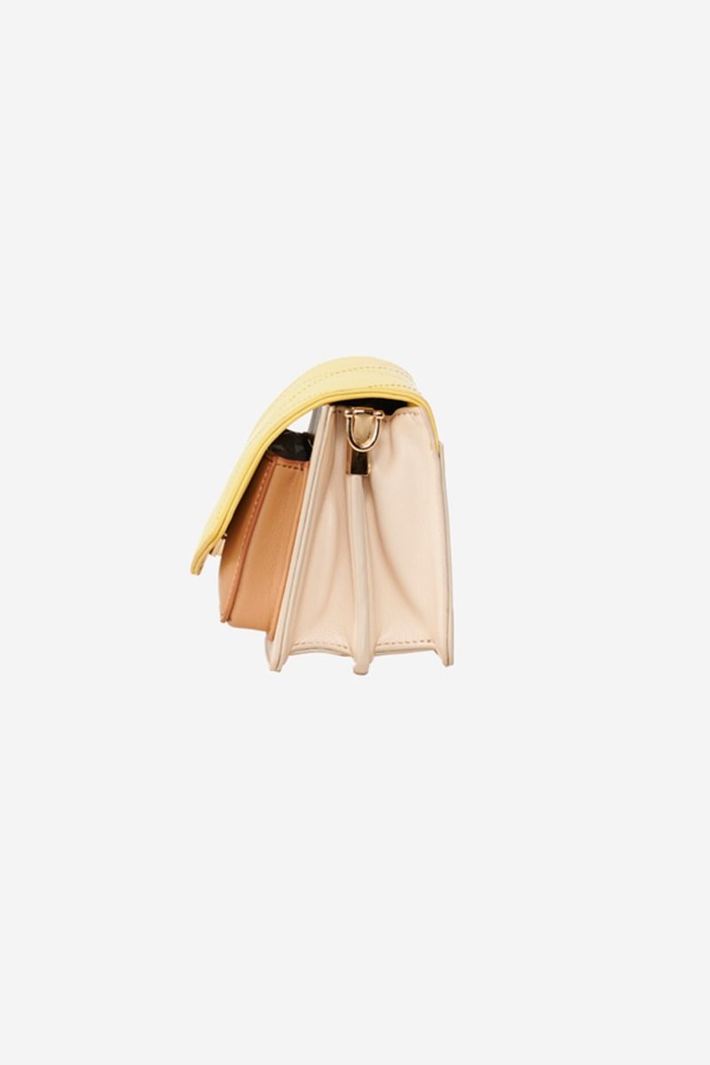 Noella - Taske - Blanca Multi Small Bag - Yellow/nude/drk.Nude