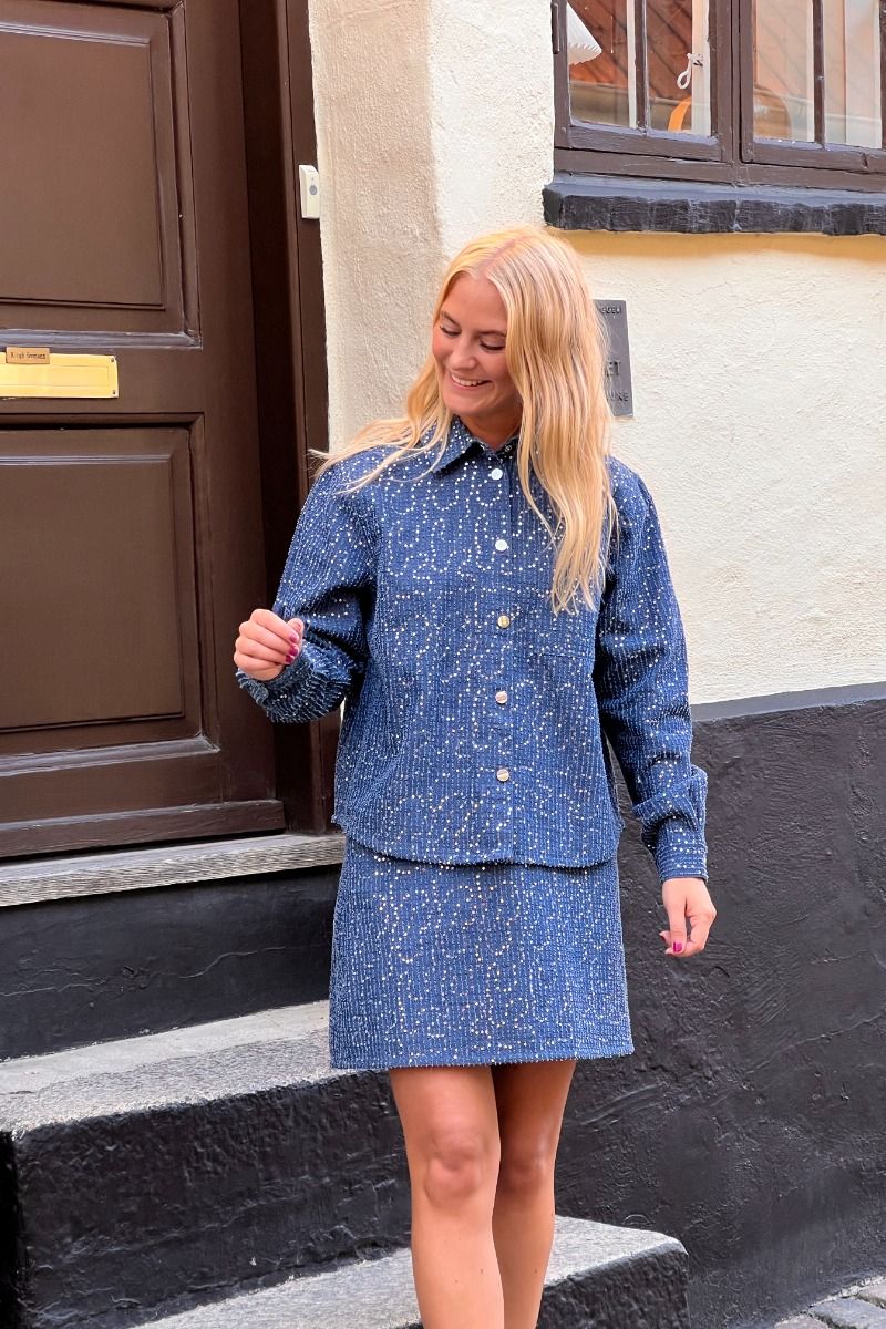 Nümph - Skjorte - Journey Shirt - Medium Blue Denim