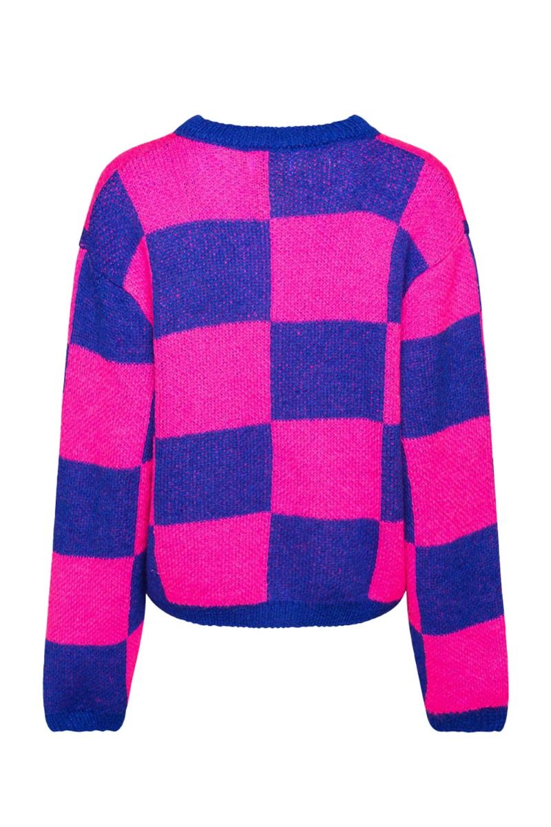 Noella - Cardigan - Kiana Knit Cardigan - Pink/Blue Mix