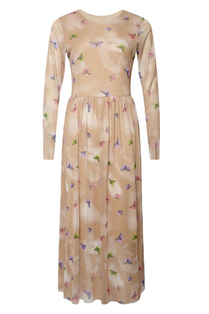 Noella - Kjole - Lola Dress - Sand Butterfly