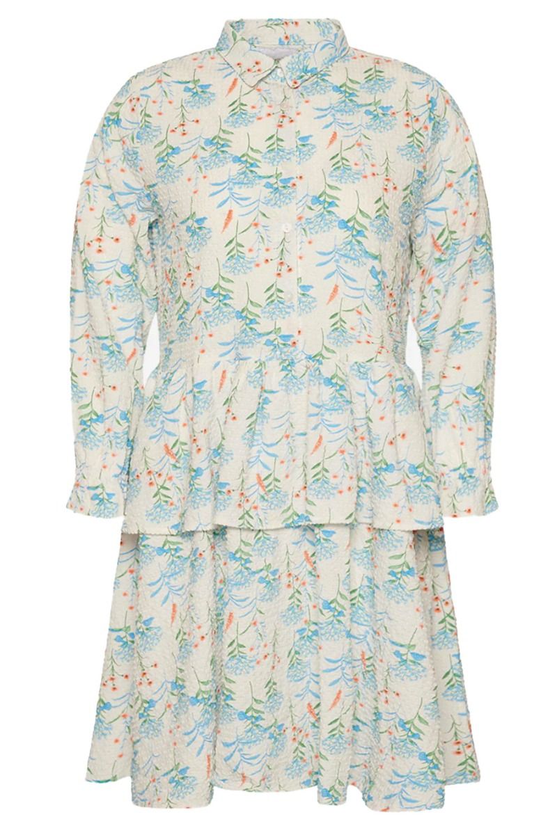 Noella - Kjole - Maria Dress - White Spring Flower