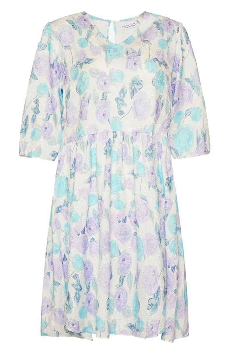 Noella - Kjole - Mila Dress Lilac/Blue Flower